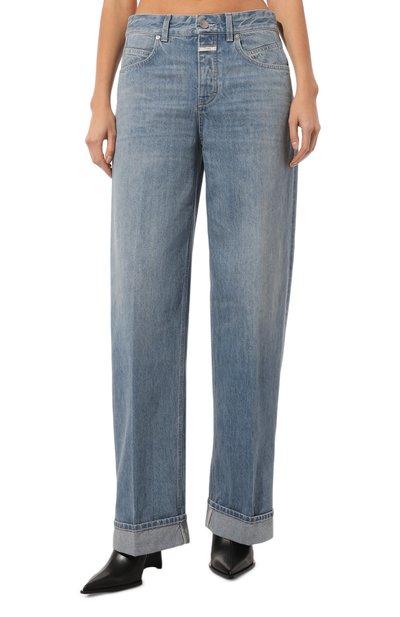 Джинсы CLOSED голубого цвета по цене 33000 руб., арт. C91189-159-47, фото 3 Джинсы CLOSED, арт. C91189-159-47, фото 3