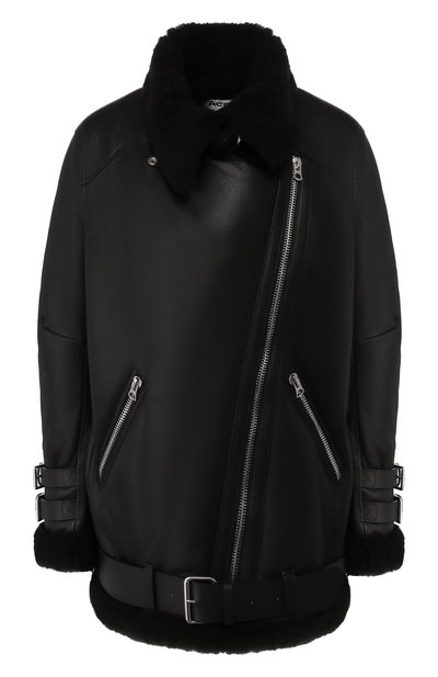 Женская дубленка с косой молнией ACNE STUDIOS, арт. 1AQ173