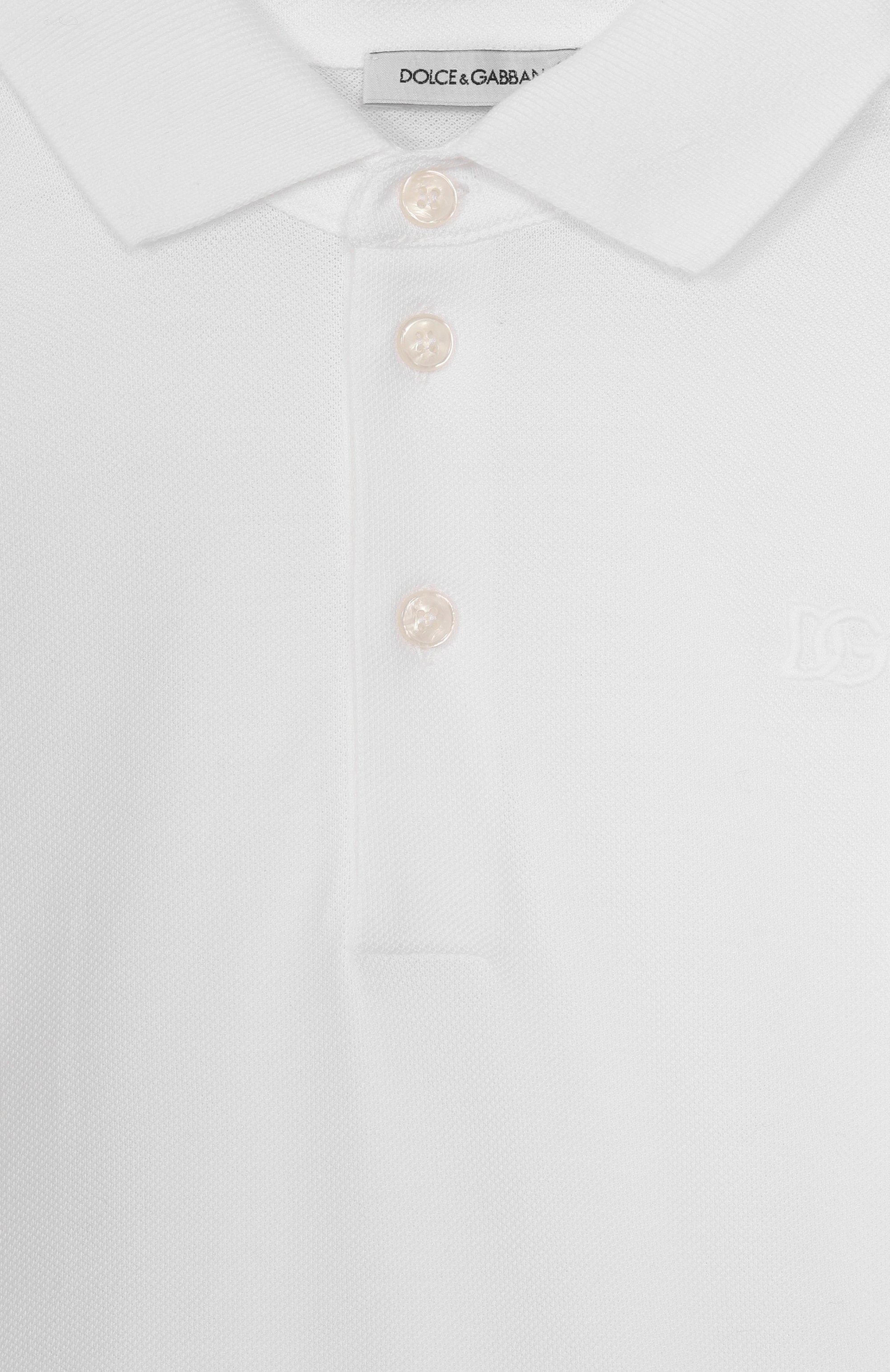 Хлопковое поло DOLCE & GABBANA, арт. L4JTCE/G7PLG/2-6, фото 3