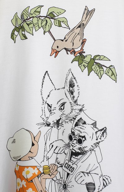 Удлиненная футболка из хлопка SCRAMBLED_EGO, арт. BJ101, фото 3