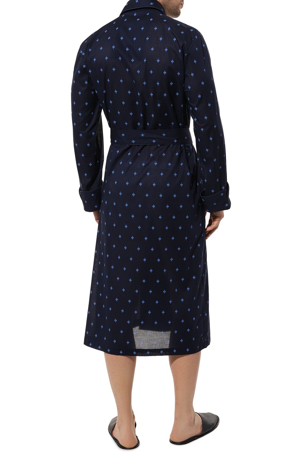 Хлопковый халат DEREK ROSE, арт. 5505-NELS098, фото 4