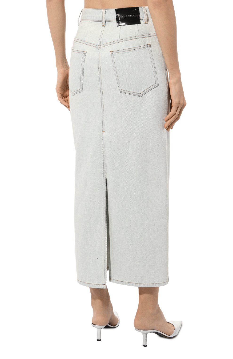 Джинсовая юбка NINA RICCI, арт. 23ADJU006C01037, фото 4