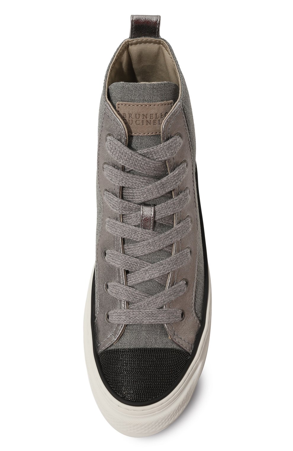 Текстильные кеды BRUNELLO CUCINELLI, арт. MZ25G2761P, фото 6