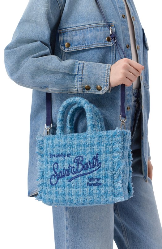 Сумка Vanity mini MC2 Saint Barth VAMI026-01043I/VANITY MINI TWEED Голубой  VAMI026-01043I/VANITY MINI TWEED Фото 2
