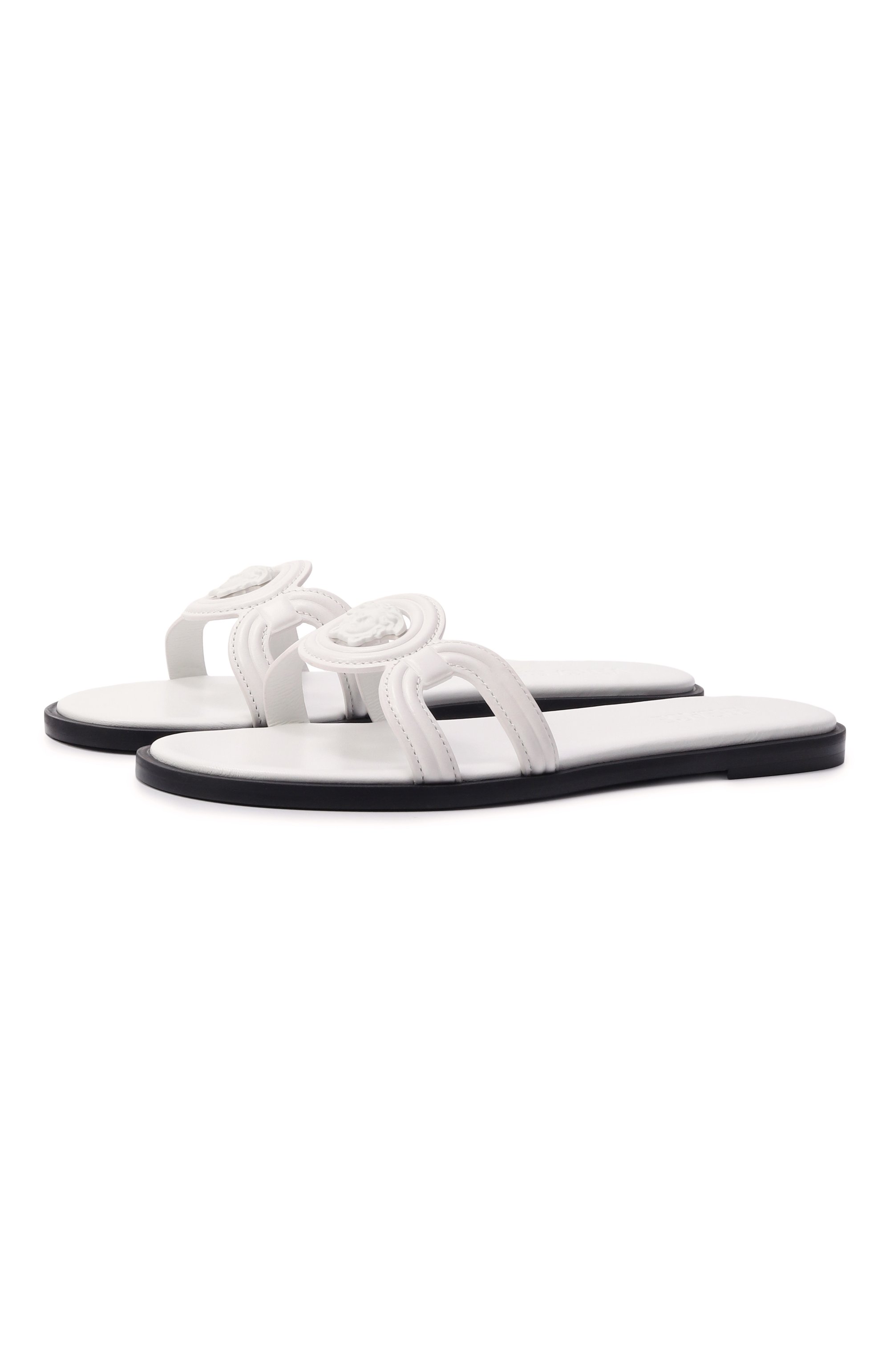 Кожаные шлепанцы medusa '95 VERSACE, арт. 1018364/DVT2P, фото 1