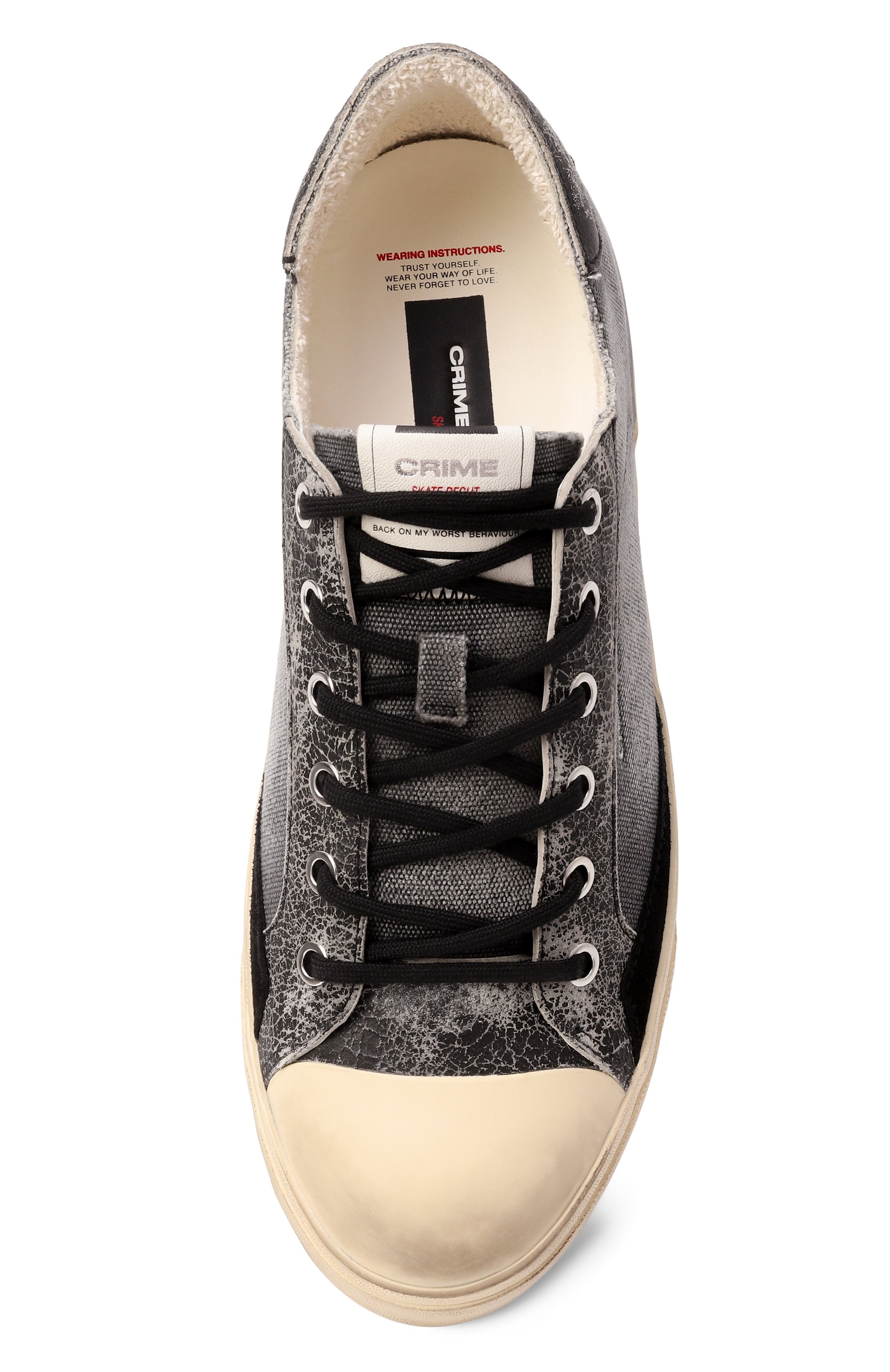 Комбинированные кеды skate CRIME LONDON, арт. 14131PP7, фото 6