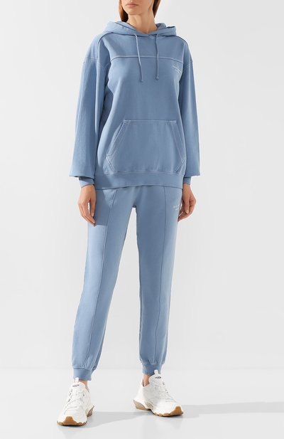 Хлопковое худи ACNE STUDIOS голубого цвета по цене 21350 руб., арт. AI0035, фото 2 Хлопковое худи ACNE STUDIOS, арт. AI0035, фото 2