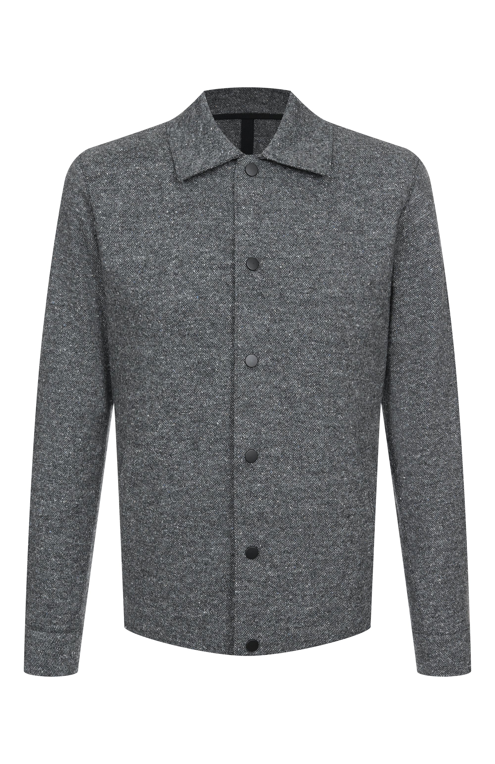 Куртка-рубашка из шерсти и шелка HARRIS WHARF LONDON, арт. CH9366MDH, фото 1