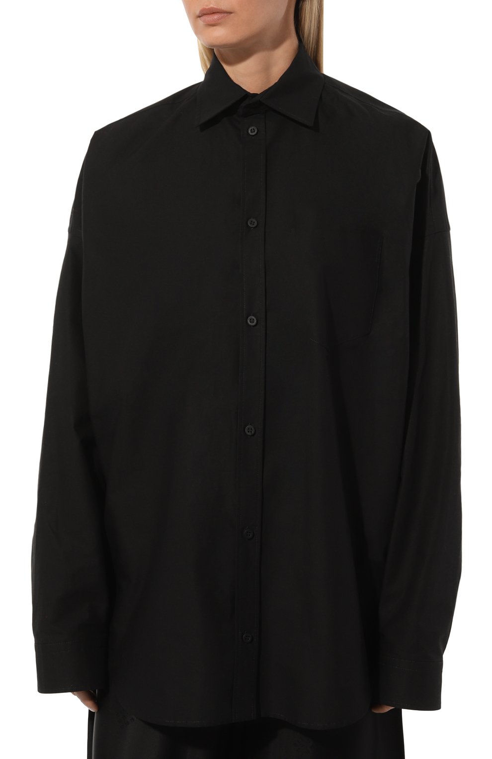 Хлопковая рубашка BALENCIAGA, арт. 773519/TNM60, фото 3