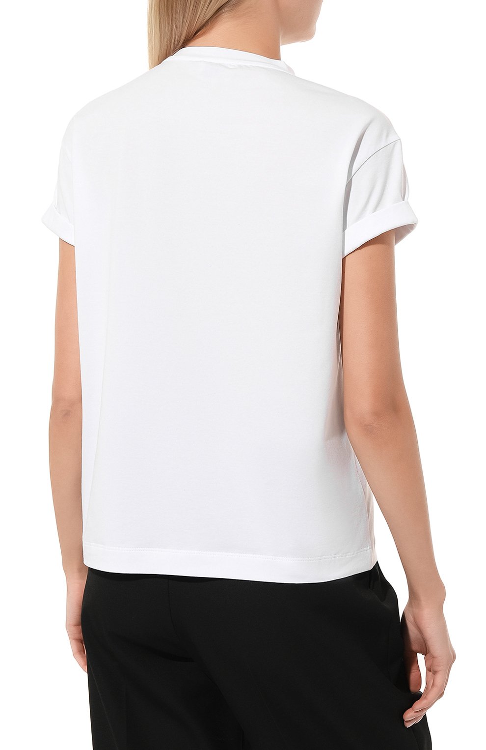 Хлопковая футболка BRUNELLO CUCINELLI, арт. M0T18BB300, фото 4