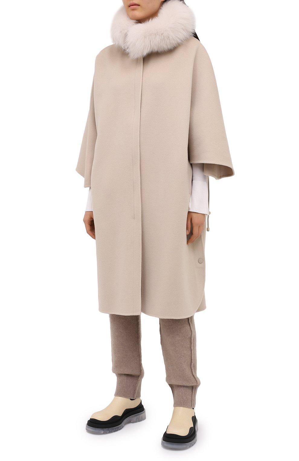 Шерстяное пальто YVES SALOMON, арт. 21WYC00912CDXW, фото 3