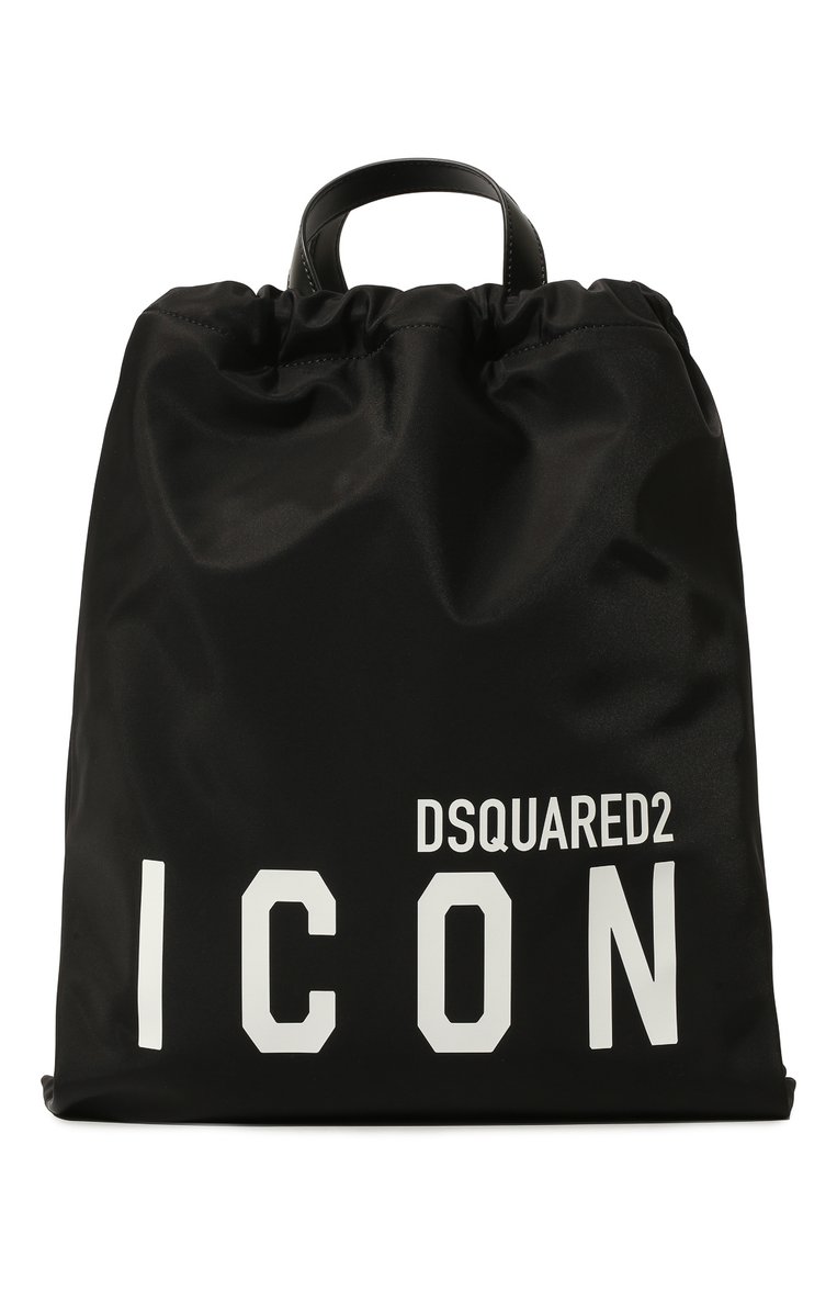 Мужской черный текстильный рюкзак icon DSQUARED2 купить в интернет ...