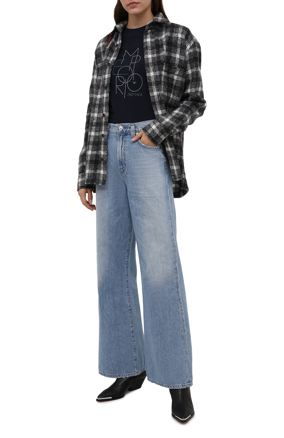 Хлопковая футболка EMPORIO ARMANI, арт. 6K2T7R/2J07Z, фото 2