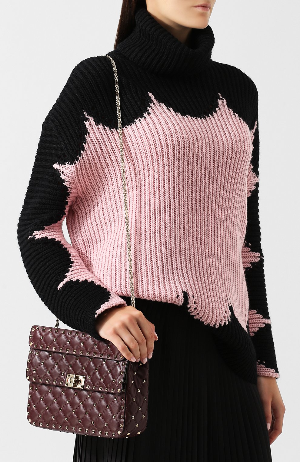 Сумка rockstud spike medium VALENTINO, арт. QW2B0122/NAP, фото 5