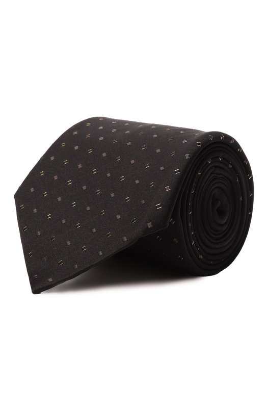 Шелковый галстук Canali 96/HJ04388 Чёрный 96/HJ04388