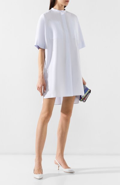 Хлопковое платье JIL SANDER NAVY, арт. JNWM5028A/JM2446, фото 2