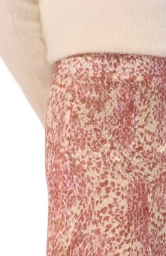 Женская юбка из шелка и вискозы ISABEL MARANT разноцветного цвета, арт. 25PJU0080FB/C1J06I | Фото 5 (Материал внешний: Вискоза, Шелк; Материал сплава: Проставлено; Длина Ж (юбки, платья, шорты): Миди; Драгоценные камни: Проставлено; Стили: Кэжуэл)