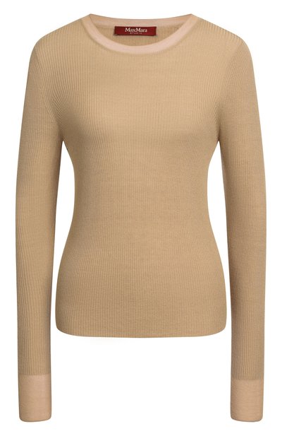 Женский пуловер из шелка и шерсти MAX MARA STUDIO, арт. GIGANTE