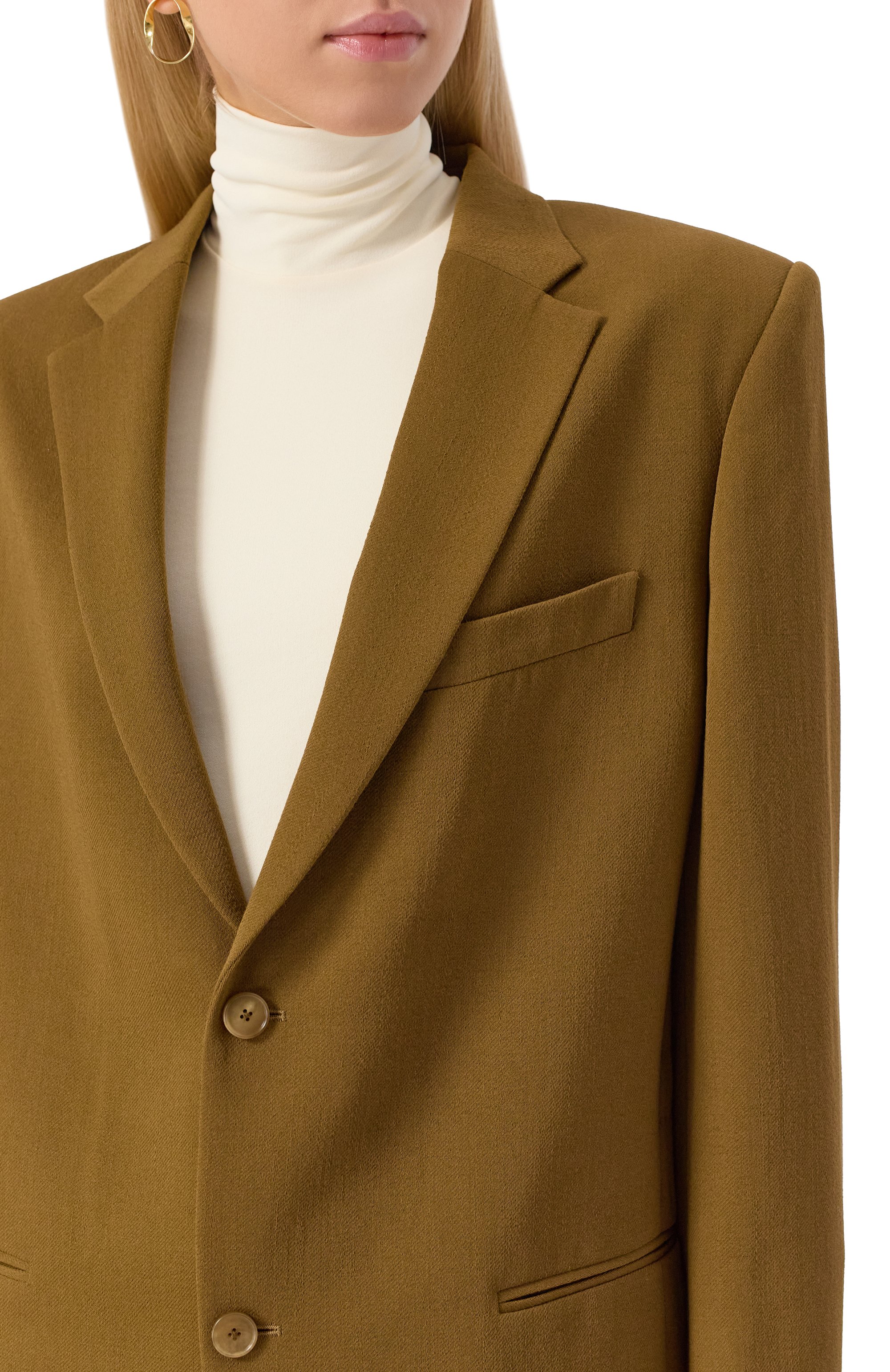 Жакет из шерсти и вискозы PETAR PETROV, арт. F25TJ9/WV/VI, фото 5