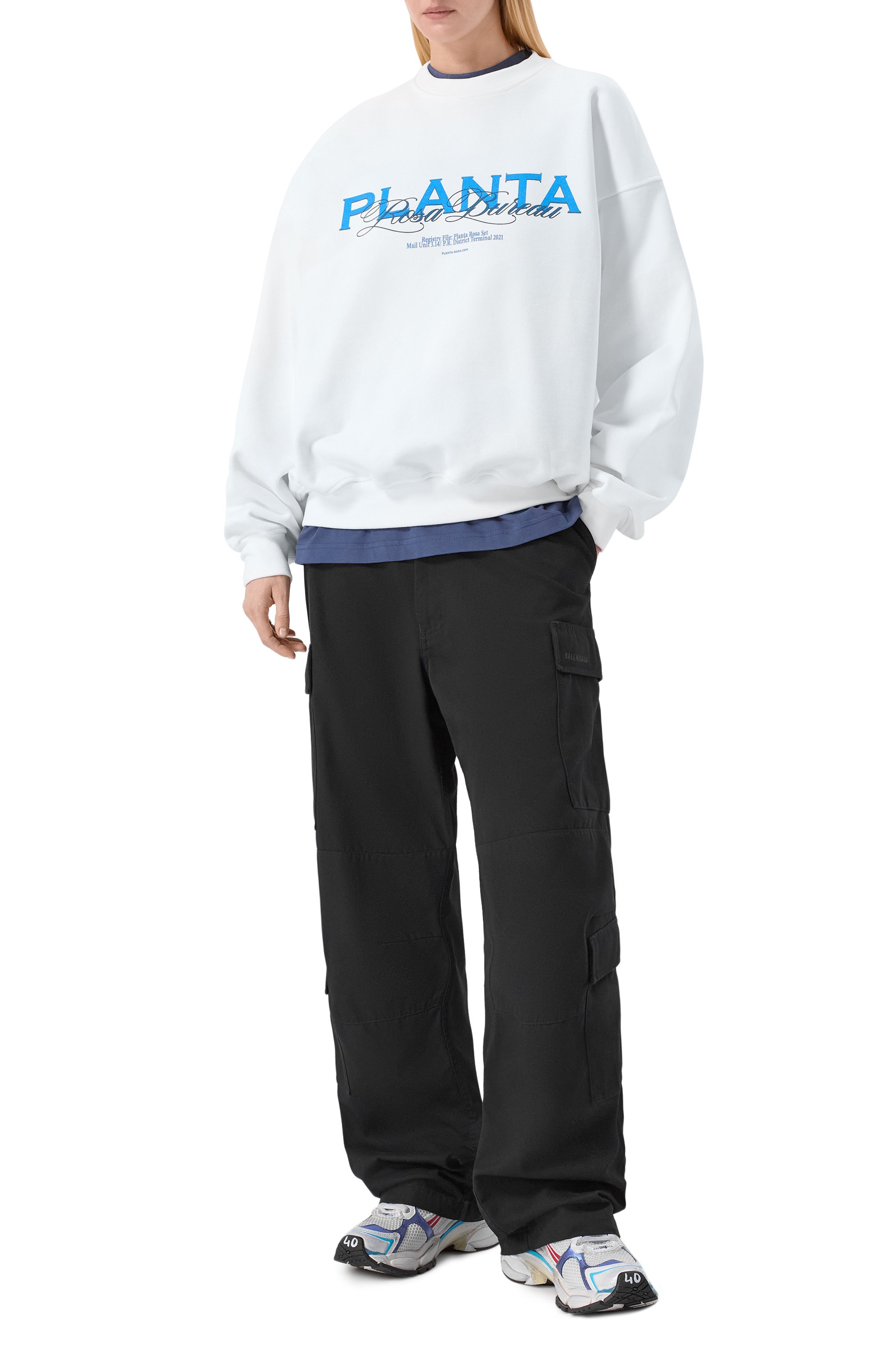 Хлопковый свитшот PLANTA ROSA, арт. PR/SW/SENSE/470, фото 3