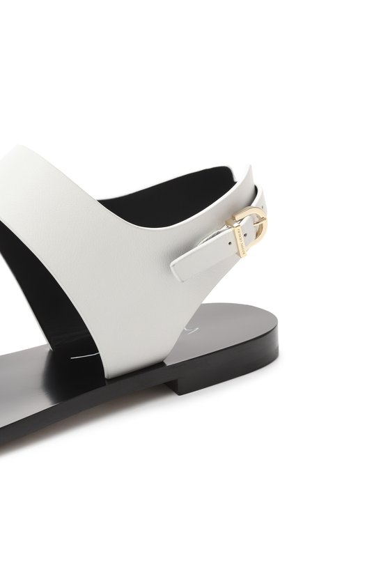 Комбинированные сандалии Giorgio Armani GW001142/AF15465 Чёрно-белый  GW001142/AF15465 Фото 7