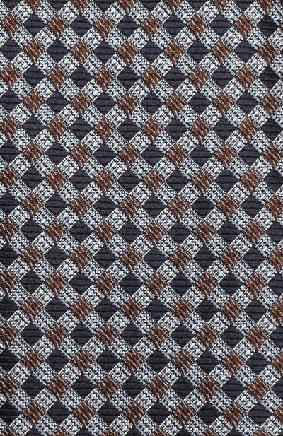 Шелковый галстук с узором ZEGNA, арт. Z9E551XW, фото 3