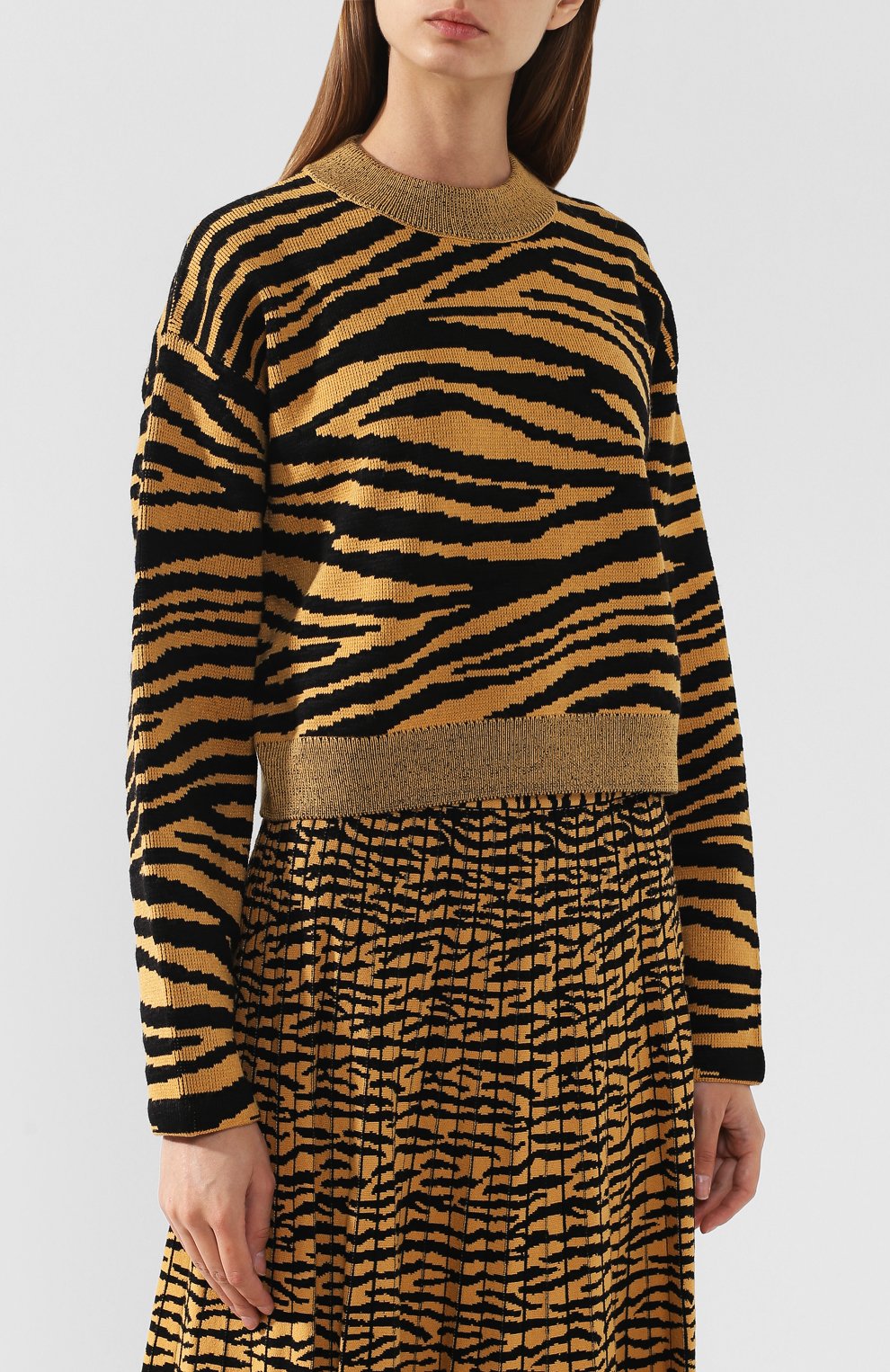 Пуловер из смеси шерсти и вискозы с принтом PROENZA SCHOULER, а рт. R1847098-KY131, фото 3