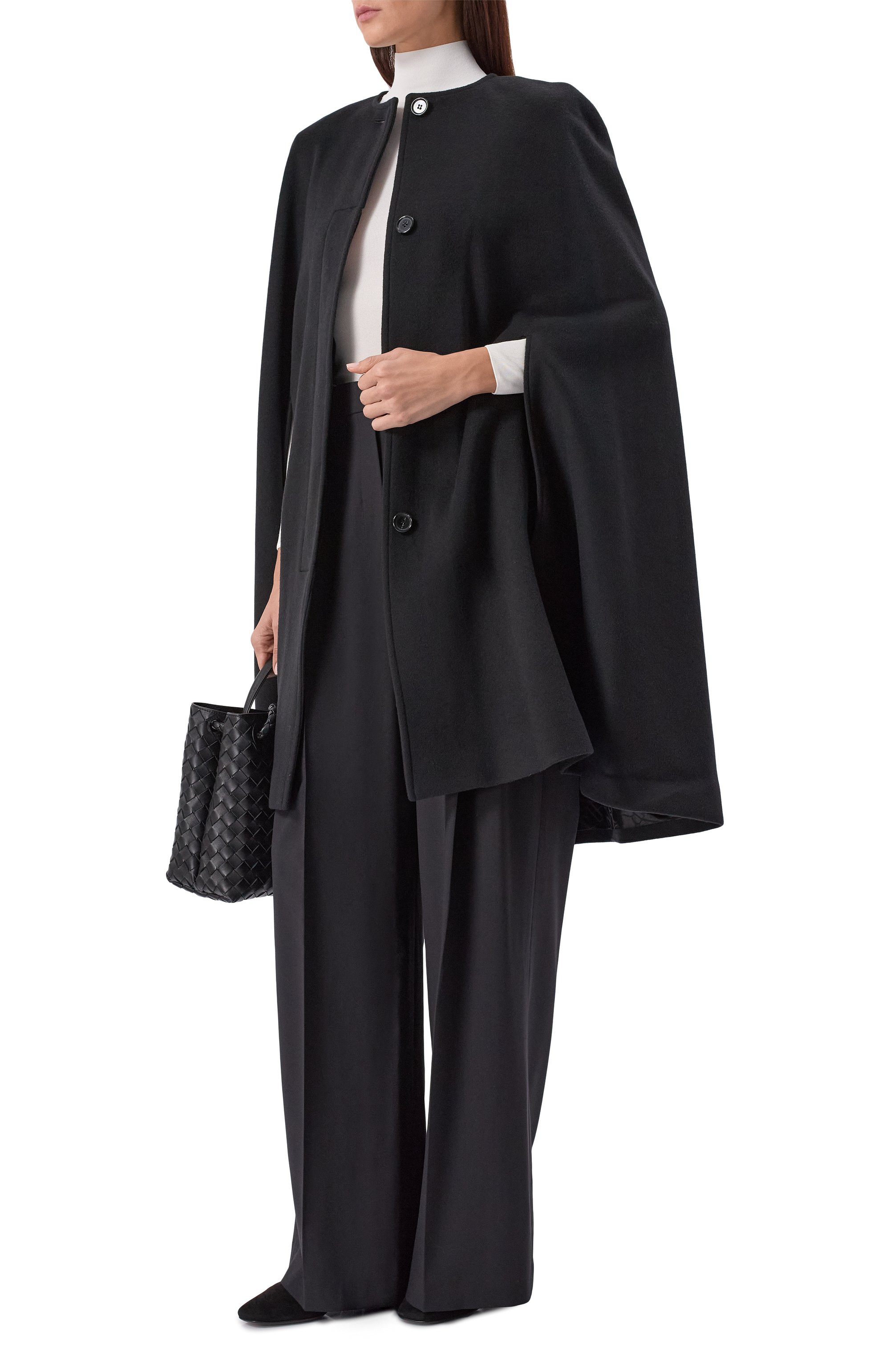 Кейп из шерсти и кашемира NINA RICCI, арт. 25ACMA010/WV0325, фото 2