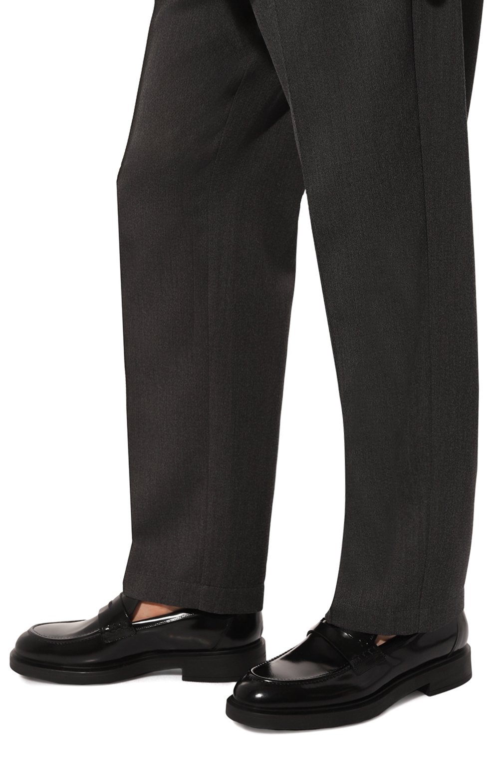 Кожаные пенни-лоферы GIANVITO ROSSI, арт. U25210.20G0M.SRANER0/U, фото 3