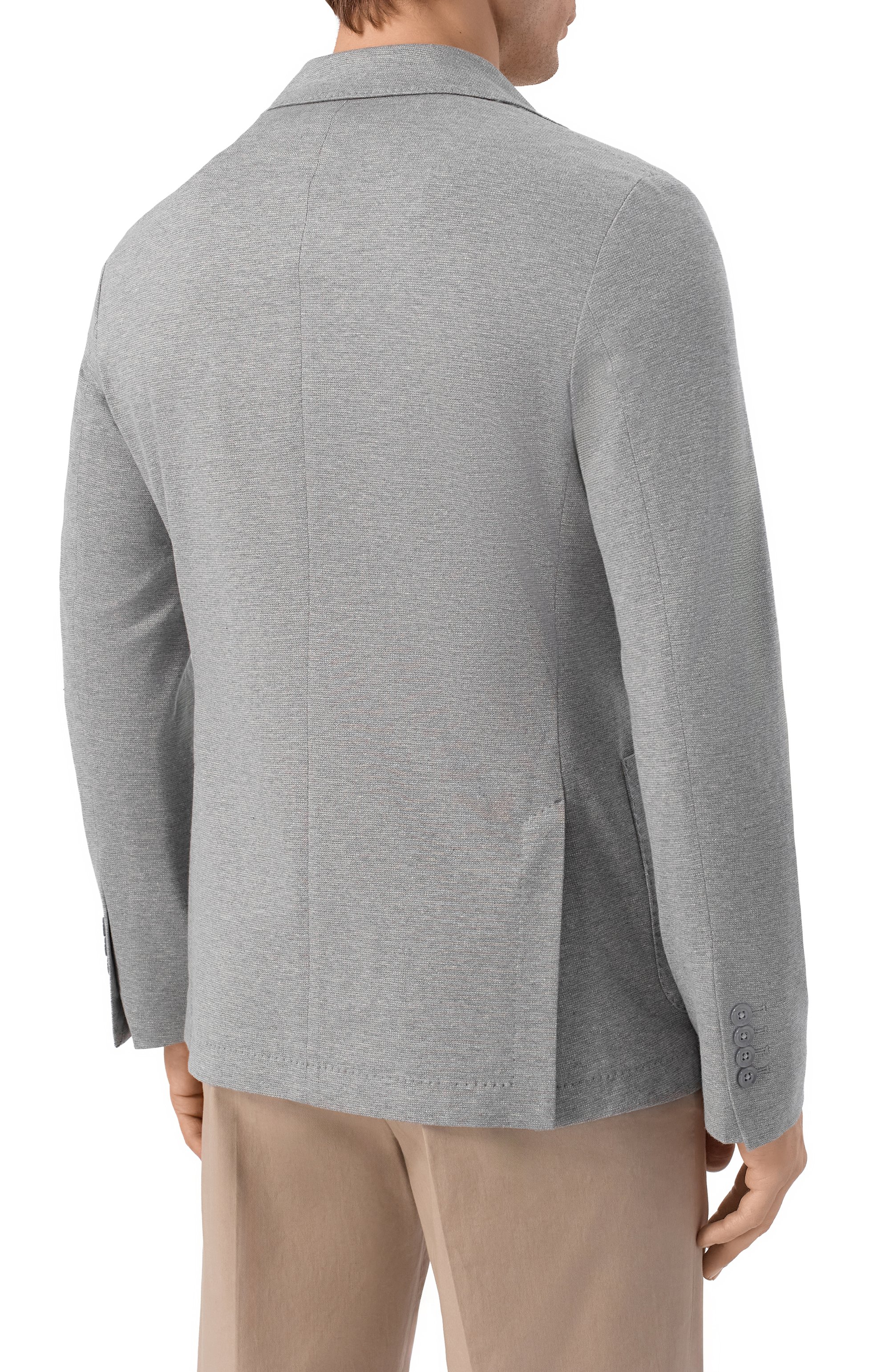 Пиджак из хлопка и льна CIRCOLO 1901, арт. CN5287, фото 4