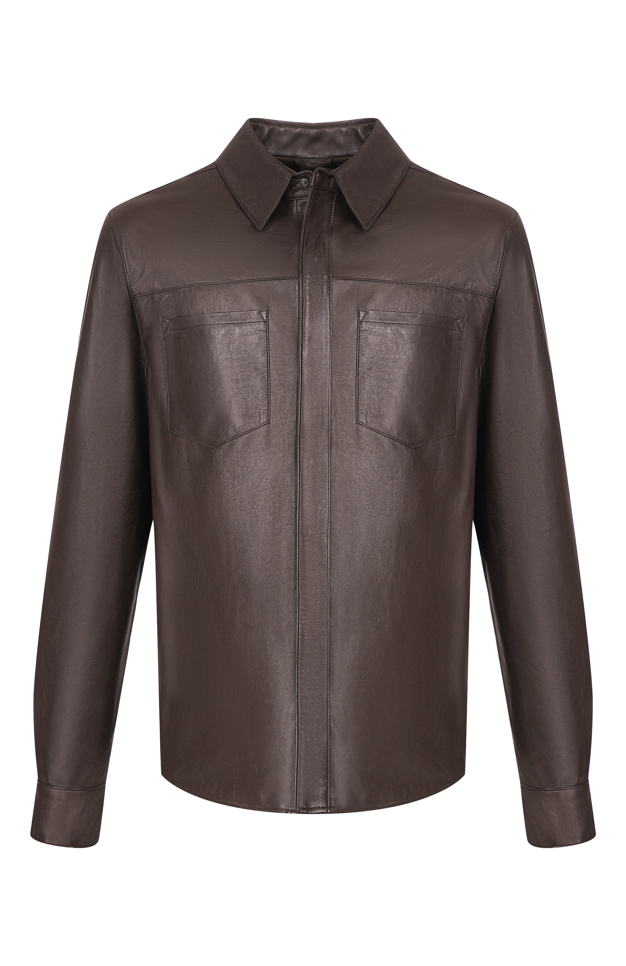 Кожаная рубашка GIORGIO BRATO, арт. GU26S9812NAPSTM, фото 1