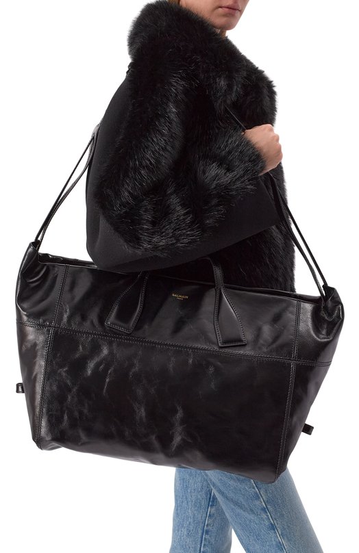 Сумка-тоут Track Zips Balmain FN0FI016/LMTE Чёрный  FN0FI016/LMTE Фото 2