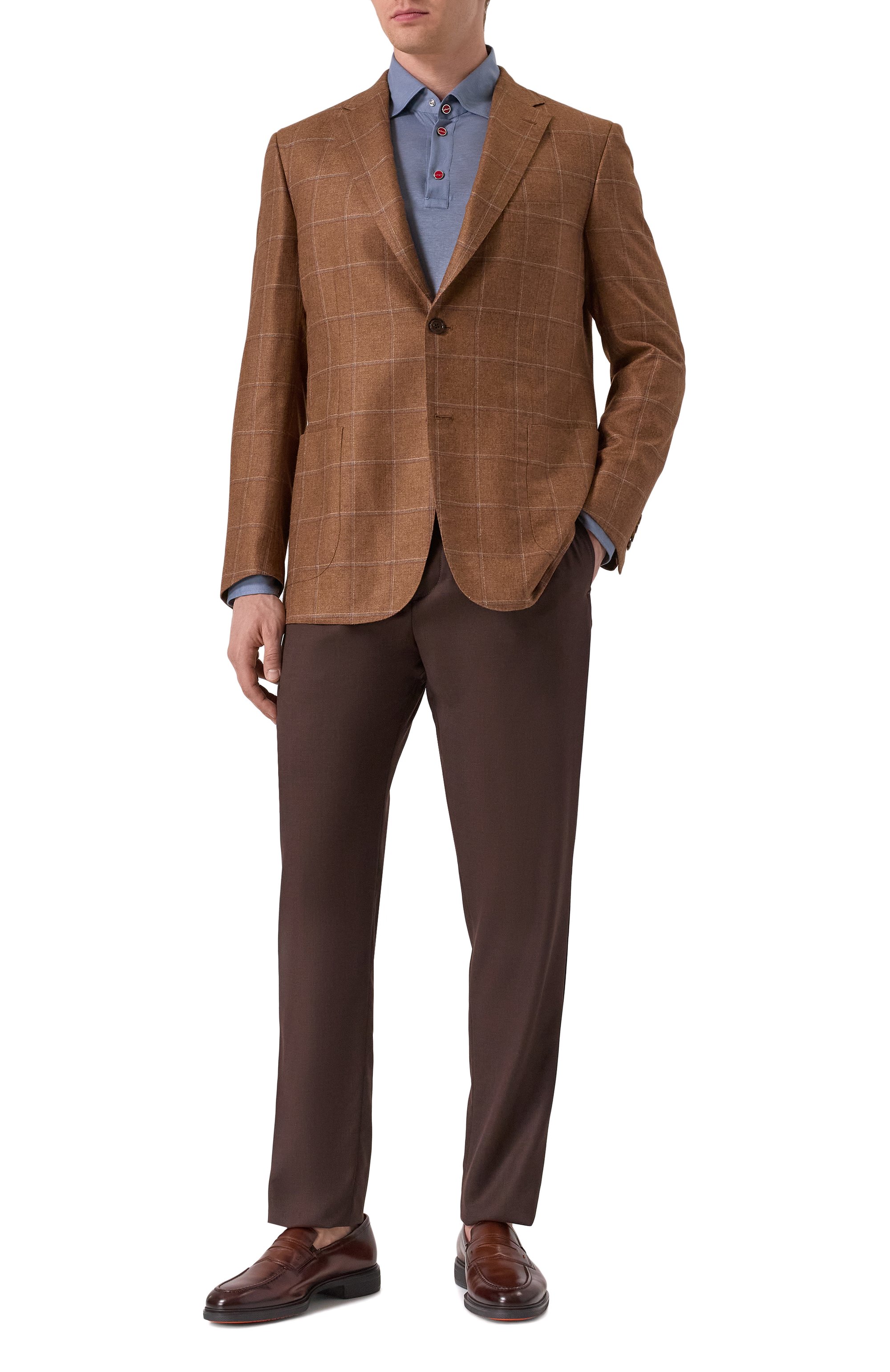 Поло из лиоцелла и хлопка KITON, арт. UMCP0SH0924204, фото 2