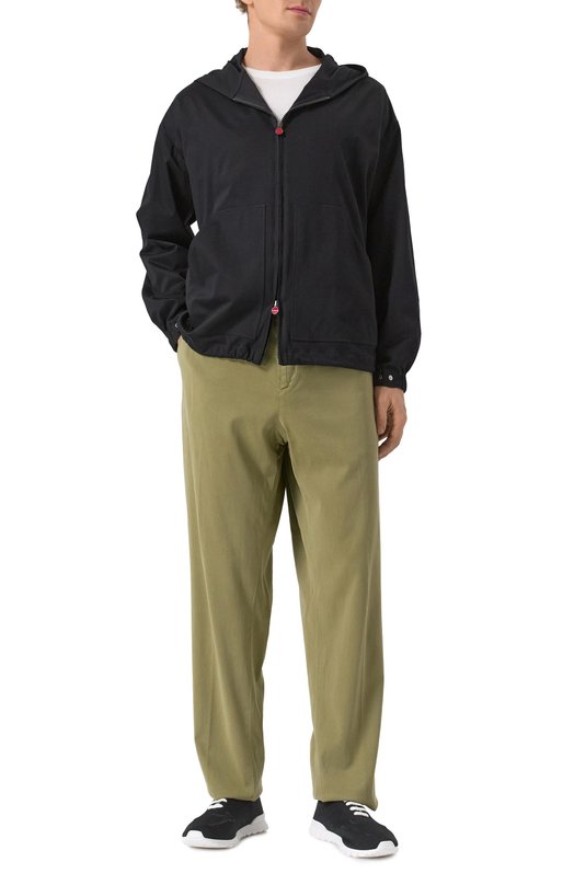Хлопковая толстовка Kiton UMC015K06R4913_5XL-8XL Чёрный  UMC015K06R4913_5XL-8XL Фото 2