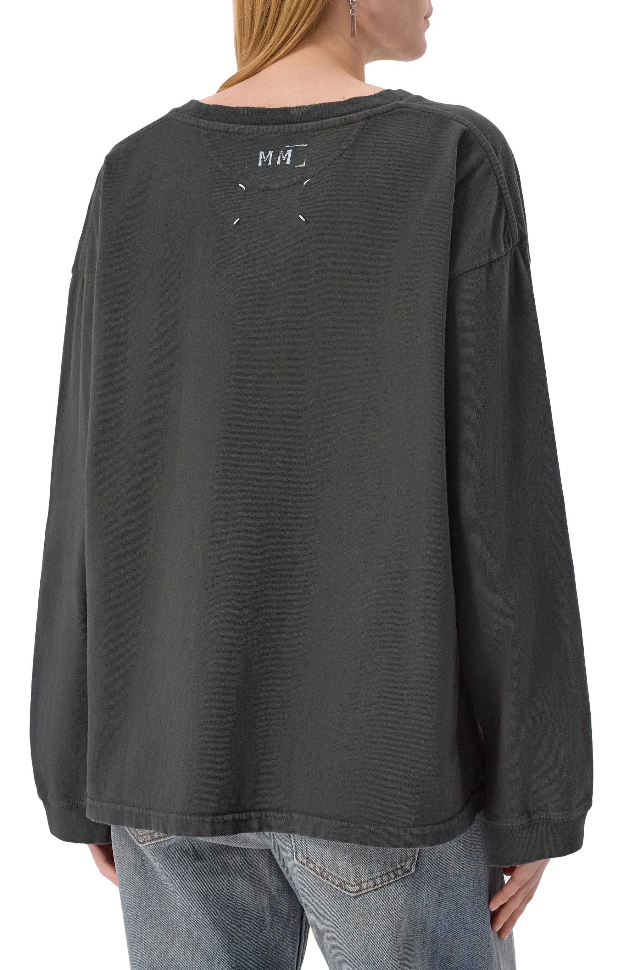 Хлопковый лонгслив MAISON MARGIELA, арт. S51GC0535/S24567, фото 4