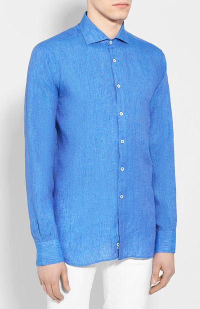 Льняная рубашка CANALI, арт. L7B1/GH00407, фото 3