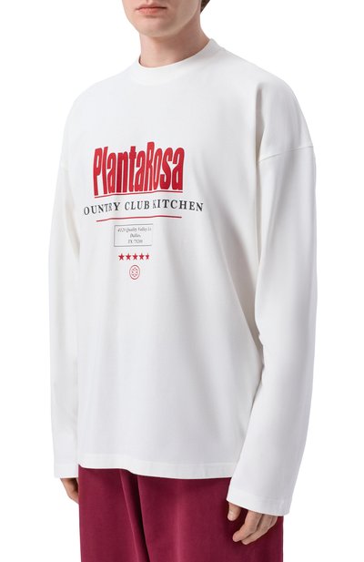 Хлопковый лонгслив PLANTA ROSA, арт. PR/L01.1/COUNTRY-CLUB/220VELVET, фото 4