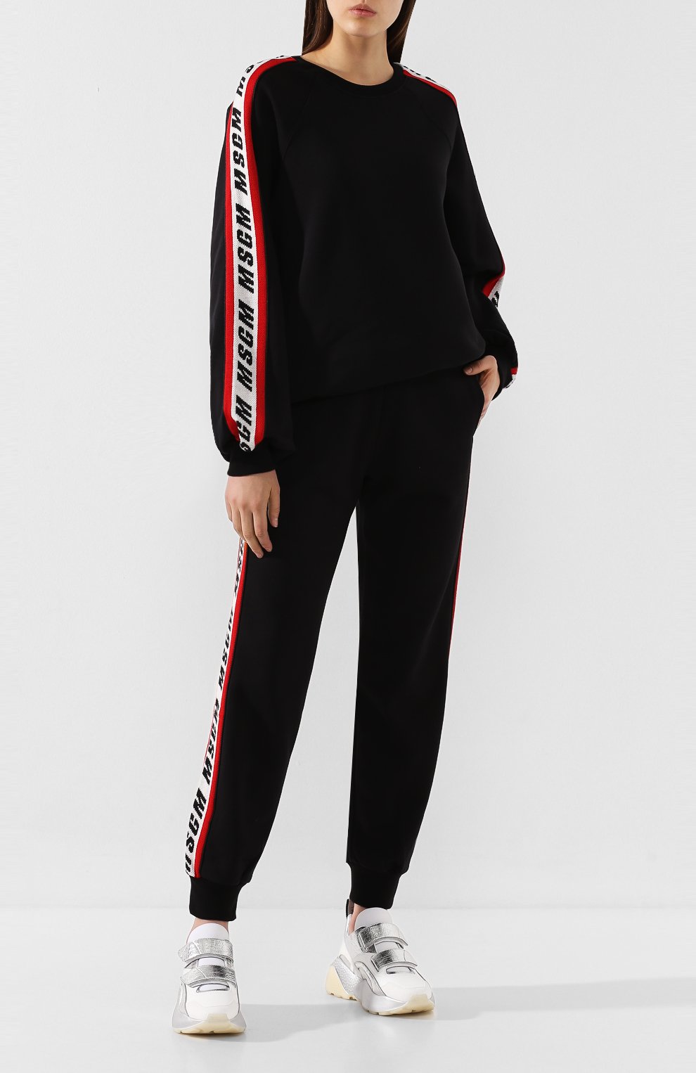 Хлопковый пуловер MSGM, арт. 2741MDM73 195799, фото 2