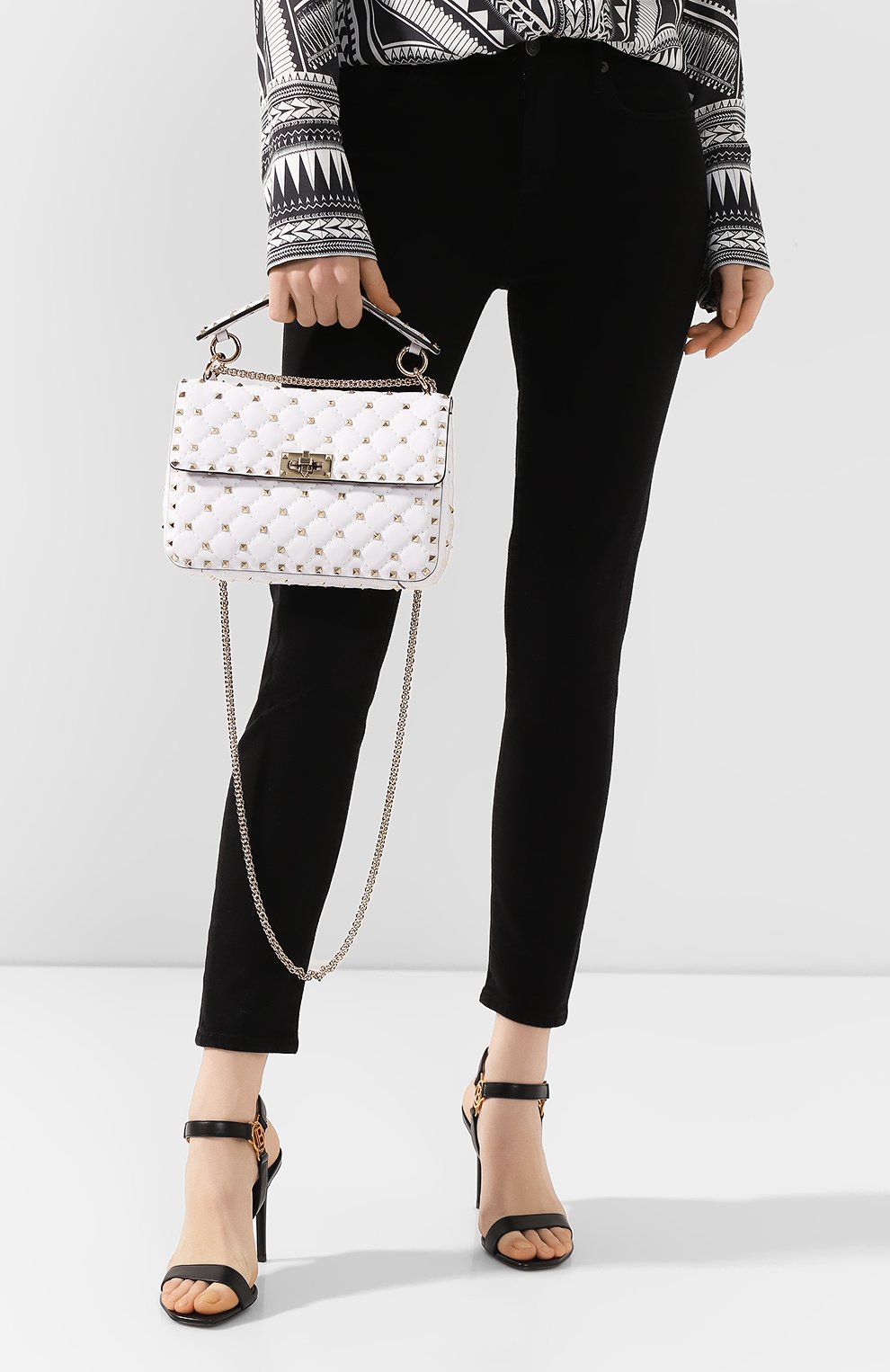 Сумка rockstud spike medium VALENTINO, арт. TW2B0122/NAP, фото 2