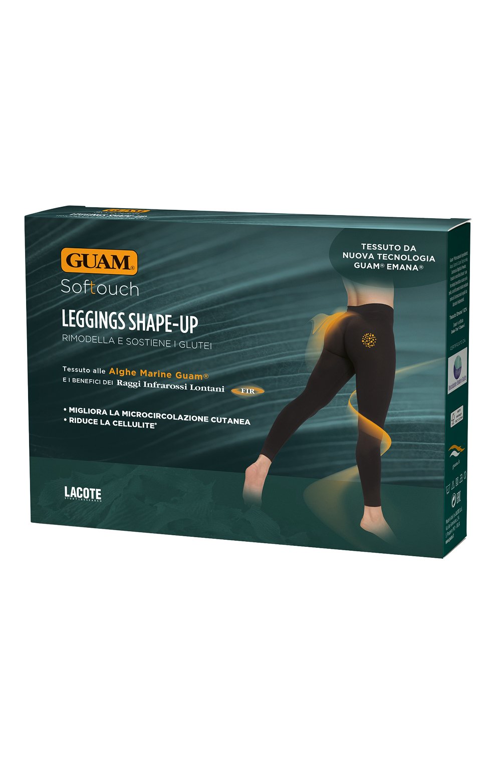 Леггинсы антицеллюлитные "шэйп-ап" моделирующие l/xl GUAM, арт. 8025021220994, фото 1