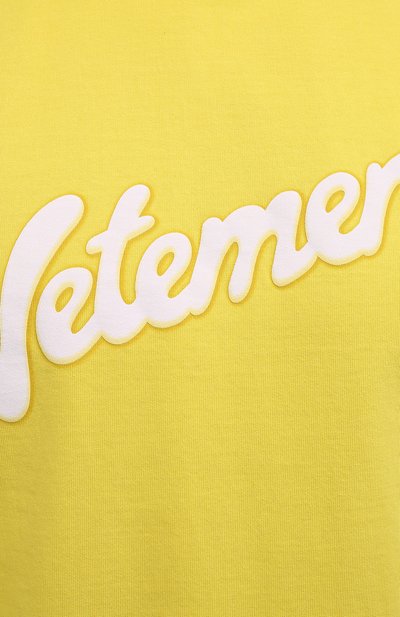 Хлопковая футболка VETEMENTS, арт. UE51TR760Y 1614/M, фото 5