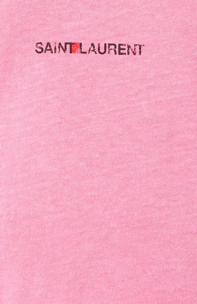 Хлопковая футболка SAINT LAURENT, арт. 557554/YBDV2, фото 5