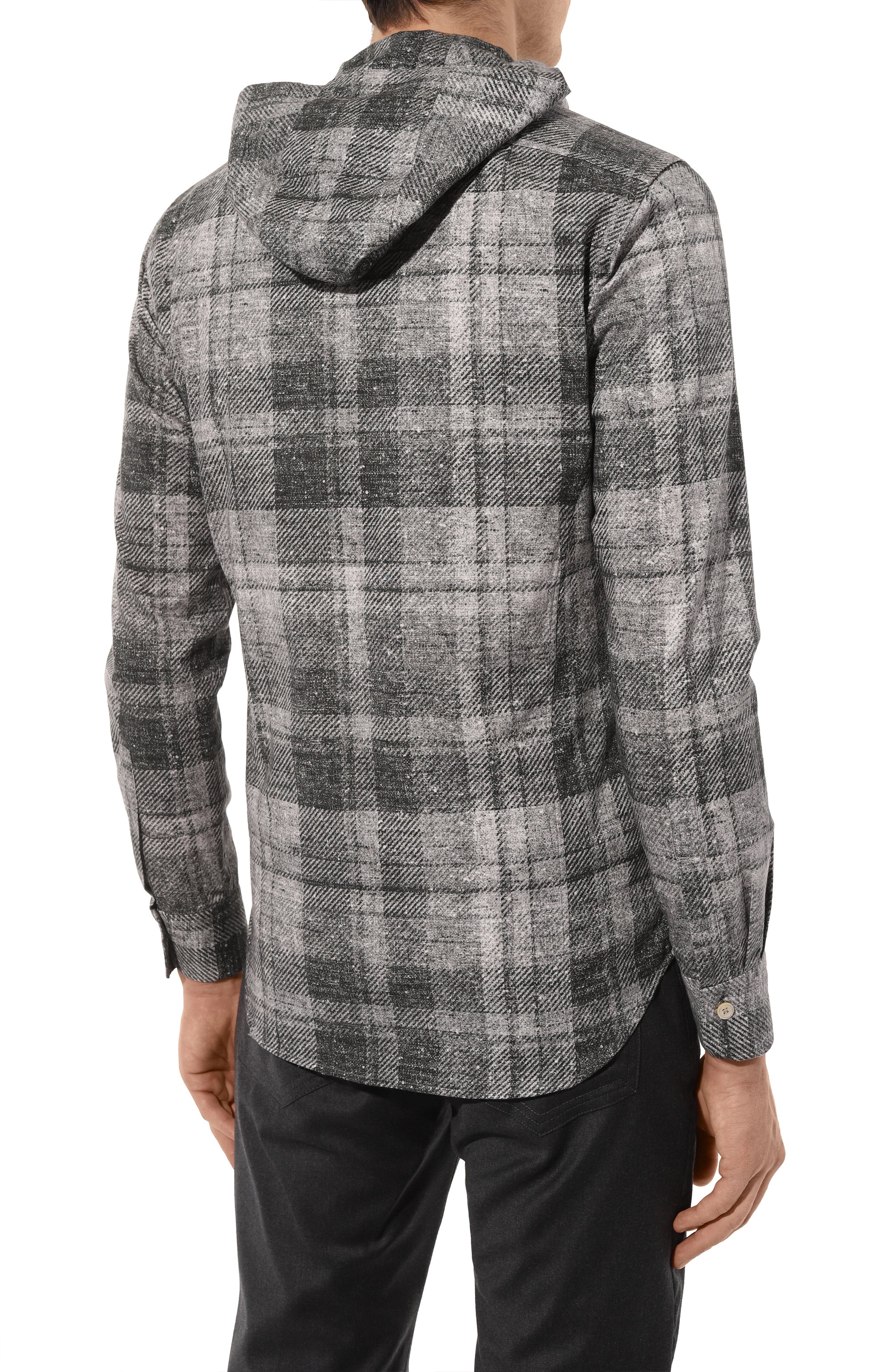 Хлопковая рубашка KITON, арт. UMCMARH0867504, фото 4