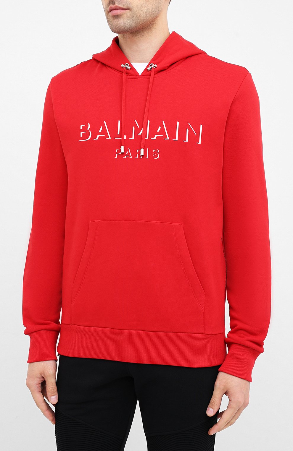 Хлопковое худи BALMAIN, арт. UH13642/I364, фото 3