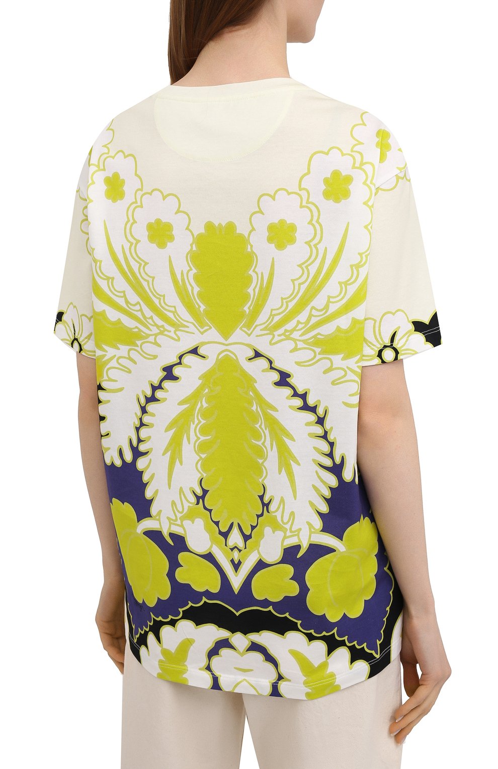 Хлопковая футболка VALENTINO, арт. VB3MG11W6AK, фото 4