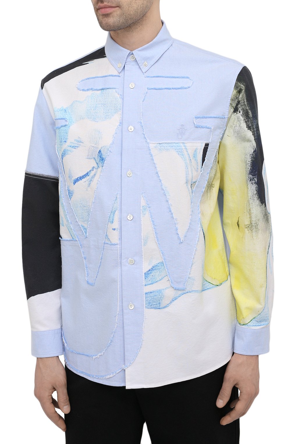 Хлопковая рубашка j.w. anderson x pol anglada JW ANDERSON, арт. SH0086 PG0480, фото 3