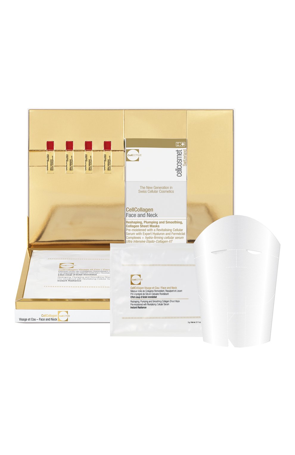 Клеточная маска-вуаль для лица и шеи cellcosmet cellective cellcollagen CELLCOSMET AND CELLMEN, арт. 2116_1601, фото 1