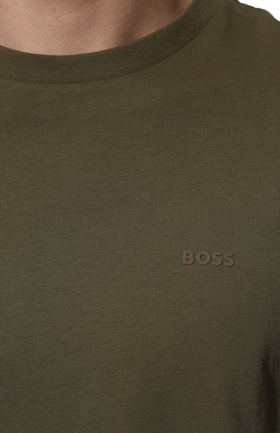 Хлопковая футболка BOSS, арт. 50468347, фото 5