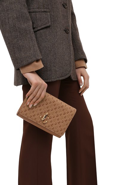 Клатч varenne JIMMY CHOO бежевого цвета по цене 109000 руб., арт. VARENNE CLUTCH/KZZ, фото 2 Клатч varenne JIMMY CHOO, арт. VARENNE CLUTCH/KZZ, фото 2