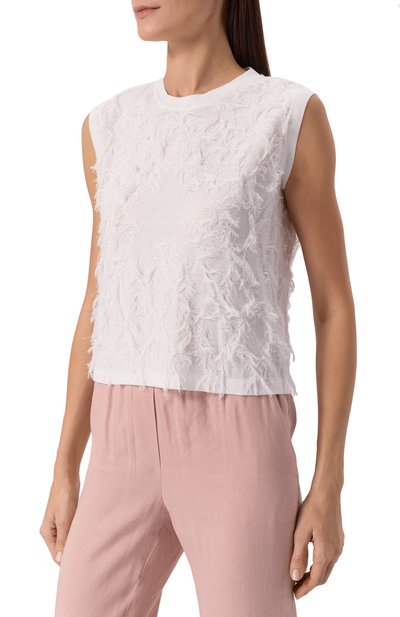 Хлопковый топ LORENA ANTONIAZZI, арт. P25130TM24A/1329, фото 3